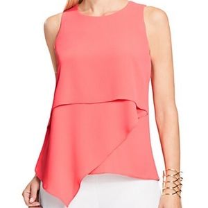NWOT Tiered asymmetrical blouse from Vince Camuto